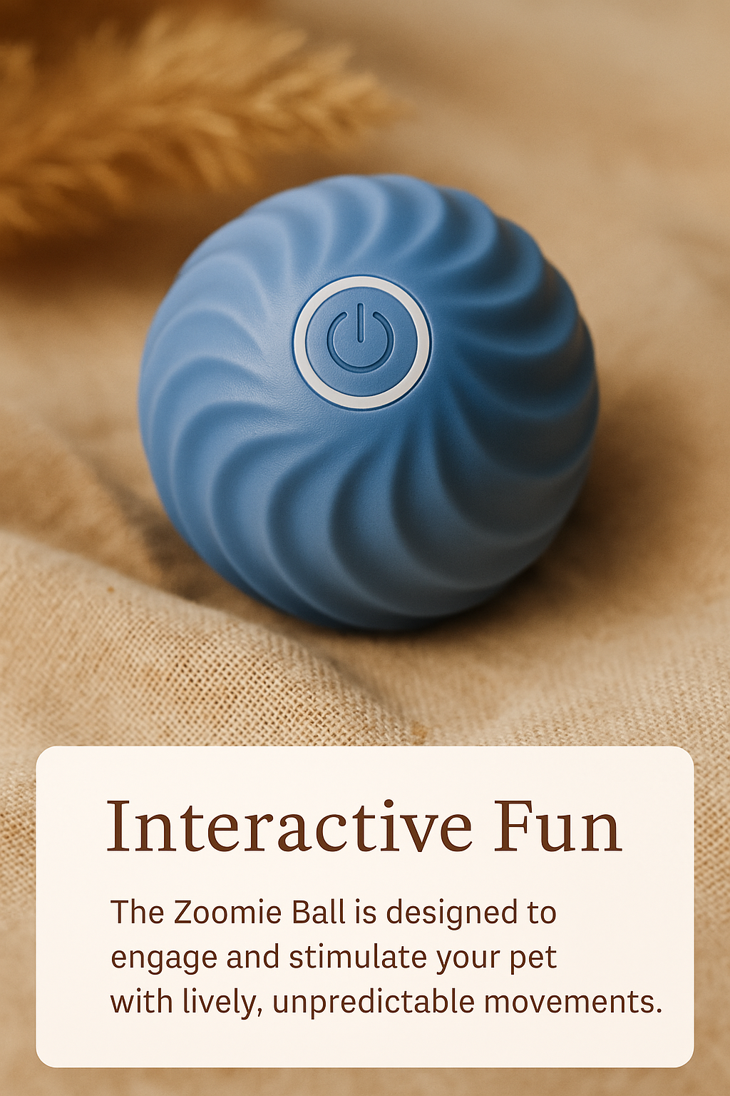 Zoomie Ball – Interactive Bouncing Toy for Dogs
