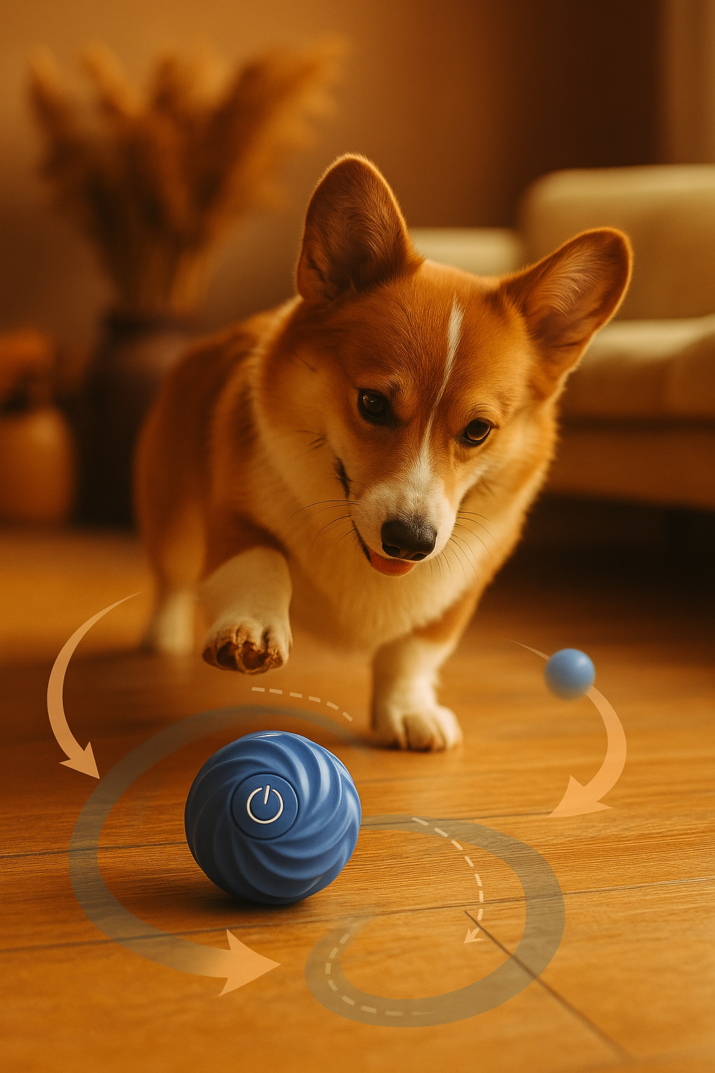 Zoomie Ball – Interactive Bouncing Toy for Dogs